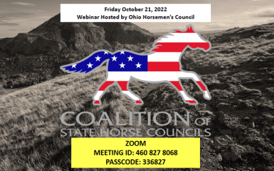 The Fall CSHC Meeting hosted by Ohio Horseman’s Council